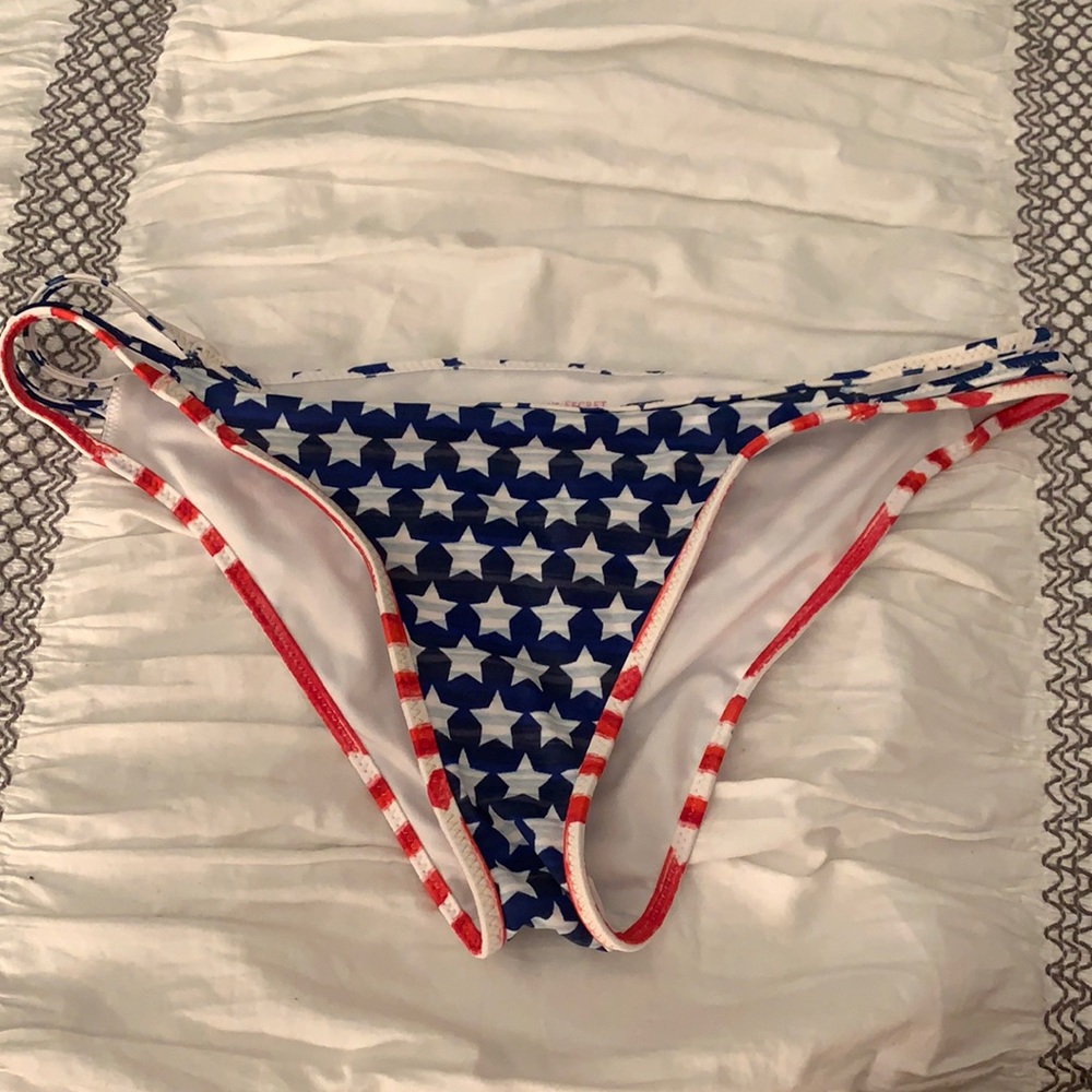 Red White & Blue Stars Swim Bottoms